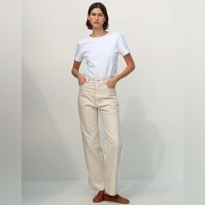 NWT Jesse Kamm 225s in Natural with Navy Contrasting Stitch Size 12 PRICE FIRM